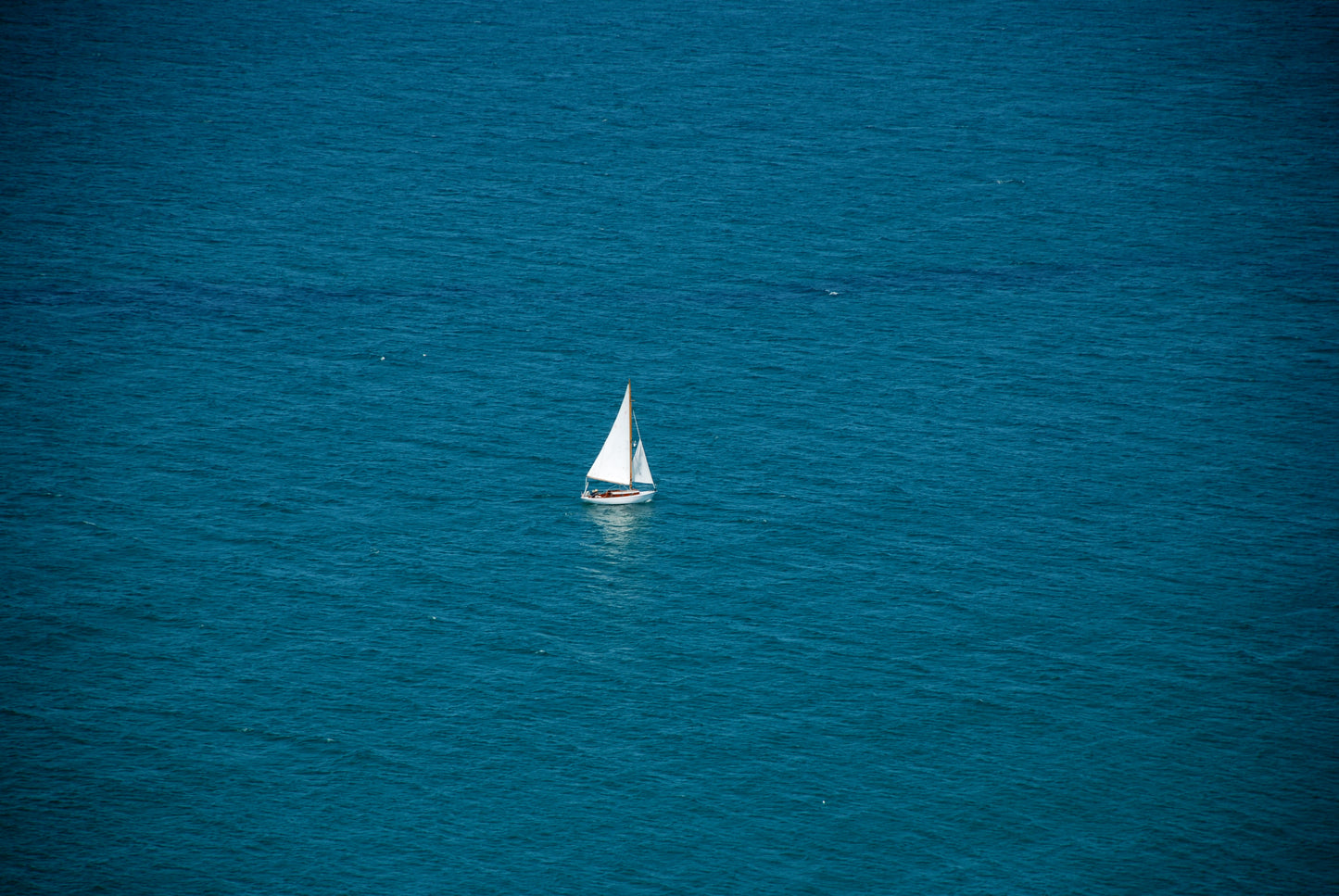 Single Sail Boat