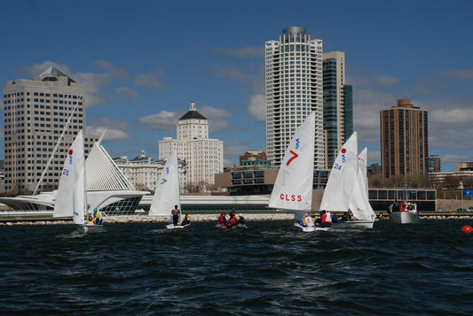 Milwaukee Skyline with Sailboats